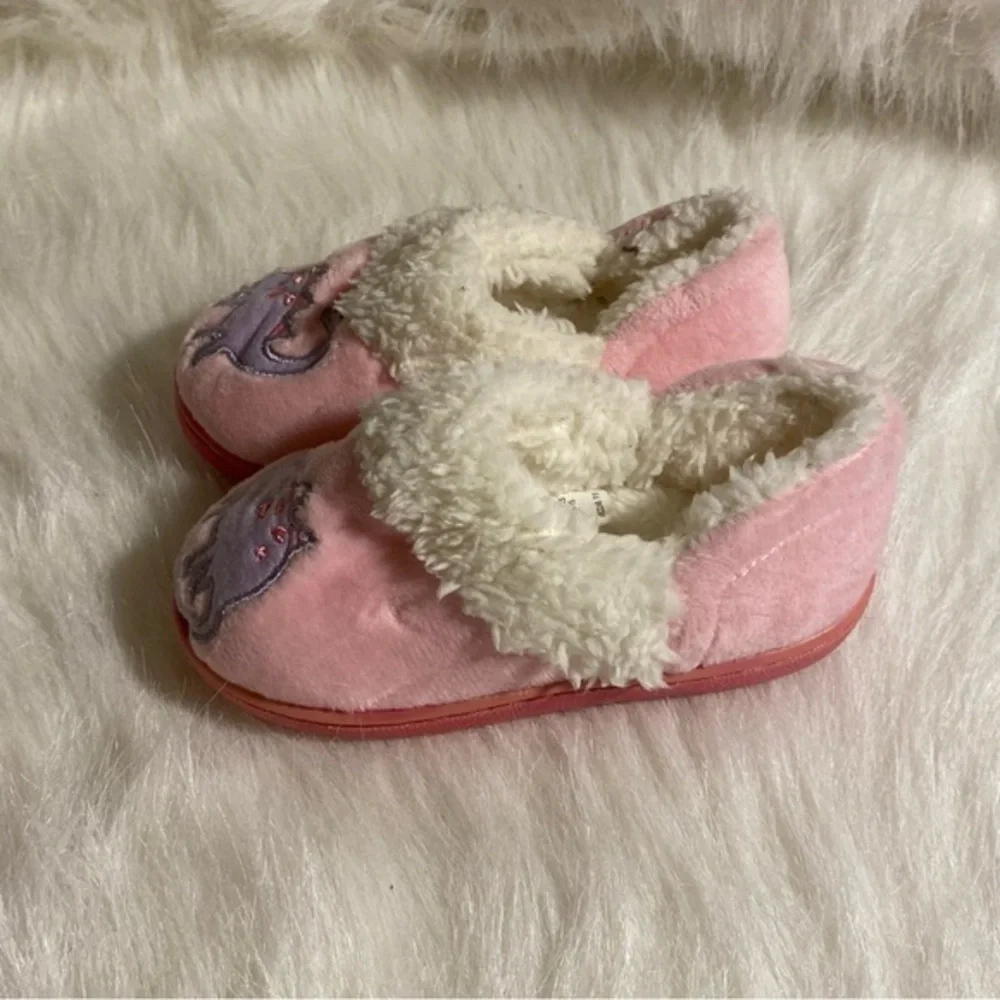 Wonder‎ Nation Girls Slippers Size 7-8 New With Tags Pink Slip On-Off
